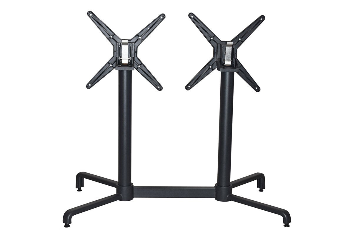 EZ Hospitality Nara Folding Twin Table Base - Rectangle 1400L x 700W - Perfect for Banquets, Events & Space-Saving Dining Solutions