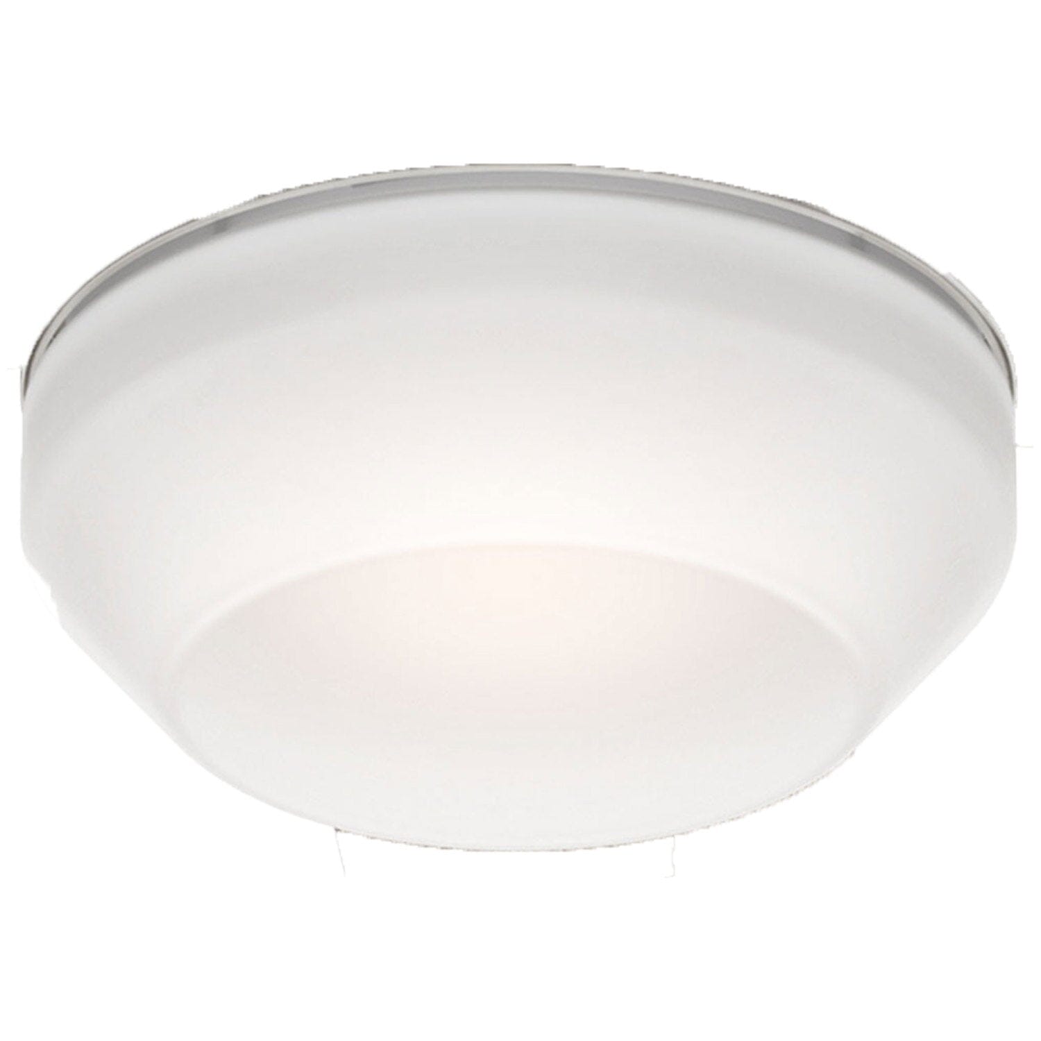 Glass Bowl with Twist Lock - White Painted Cased Kitchenware (K679001045) - Perfect for Mixing, Serving & Food Storage