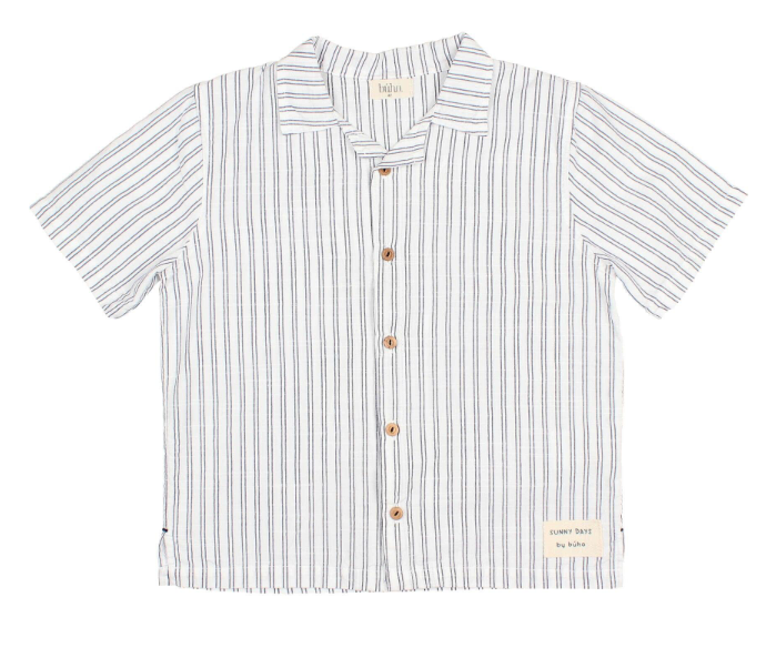 BUHO Stripes Shirt for Boys & Girls (2-8 Years) - Casual & Stylish Kids' Top for School, Playdates & Everyday Wear