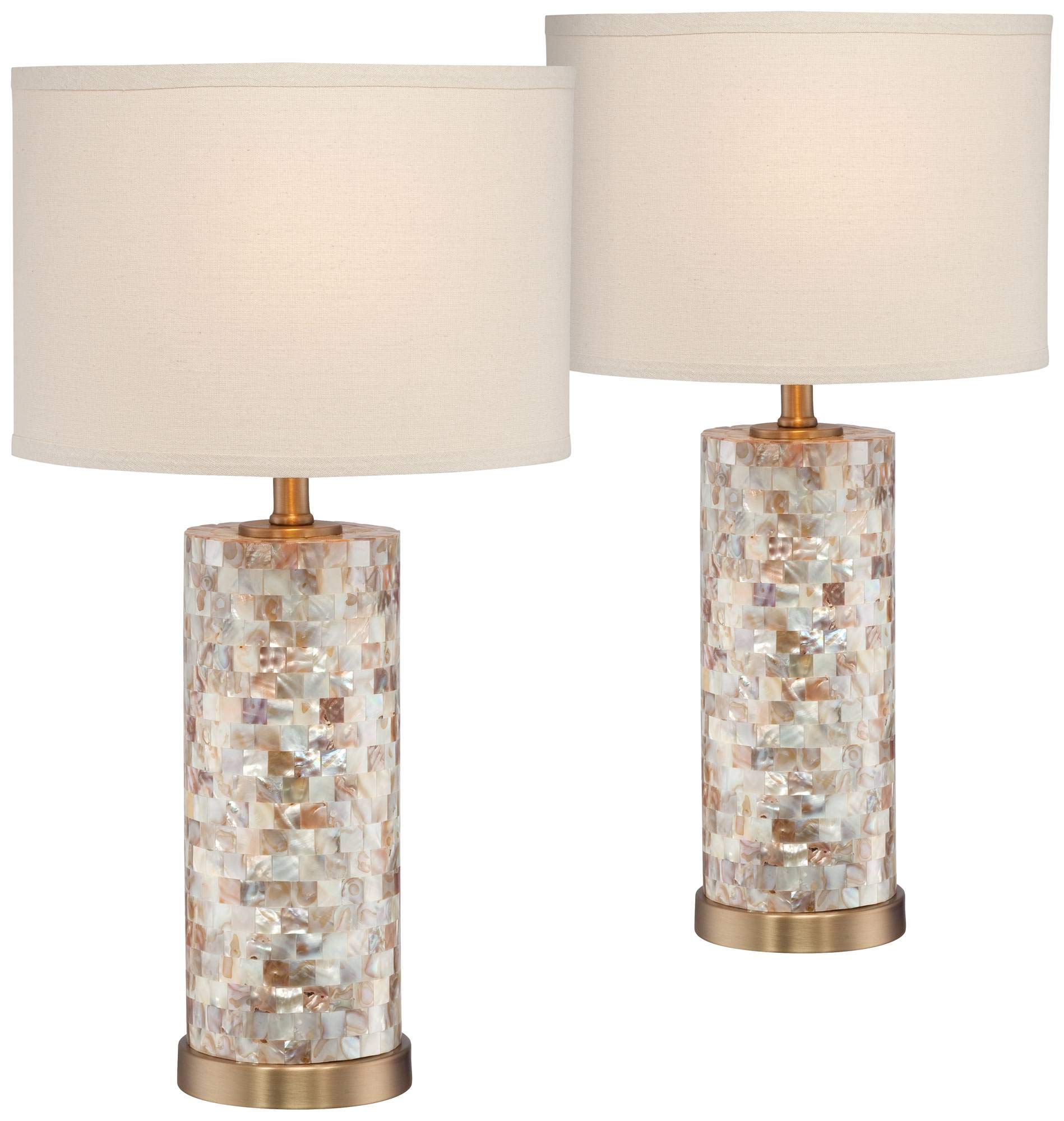 360 Lighting Margaret Modern Coastal Accent Table Lamps - Set of 2, 23