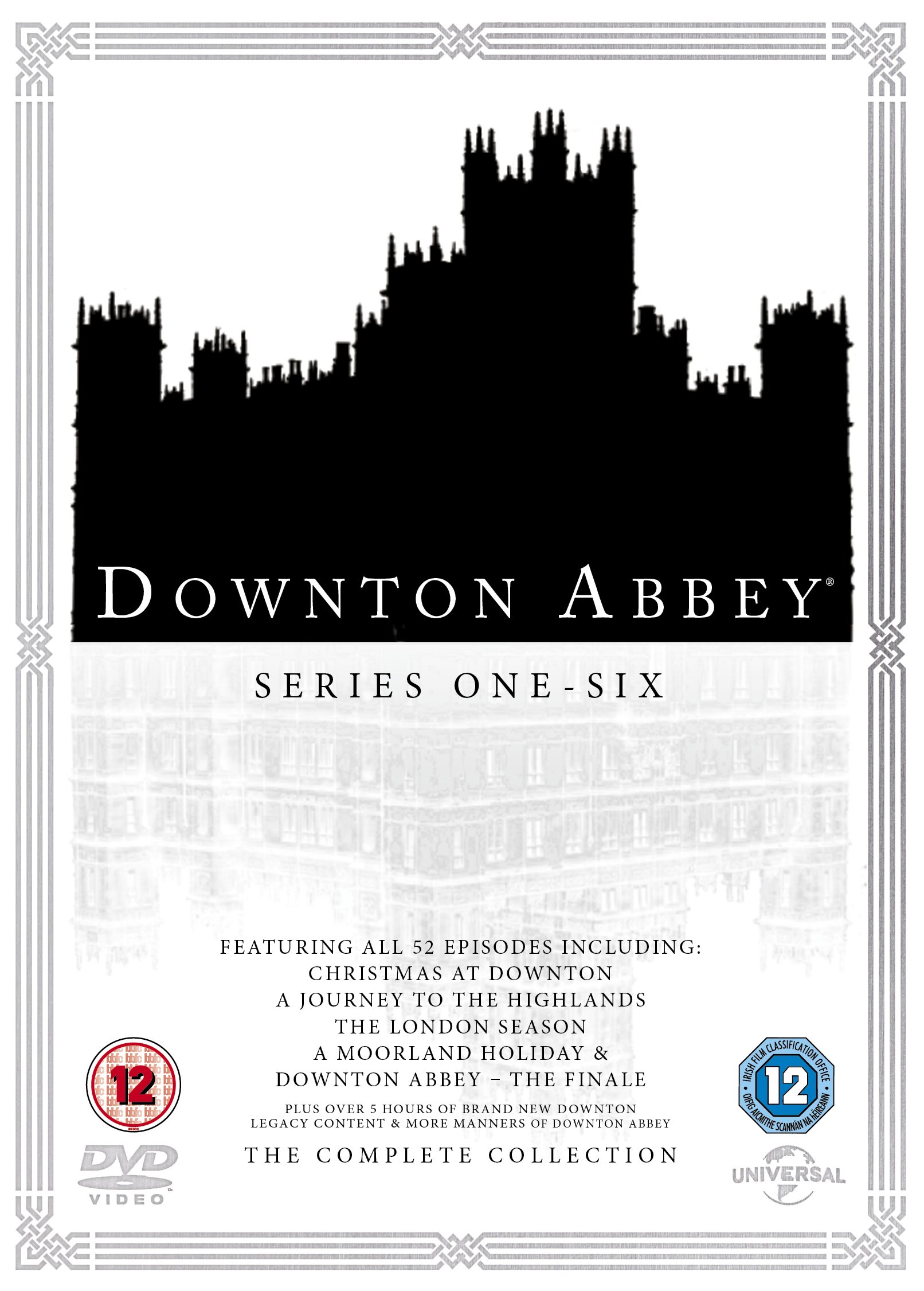 Downton Abbey Complete Series 1-6 DVD Box Set - 26 Discs British Historical Drama Collection - Perfect for Gifts, Collectors & Period Drama Fans
