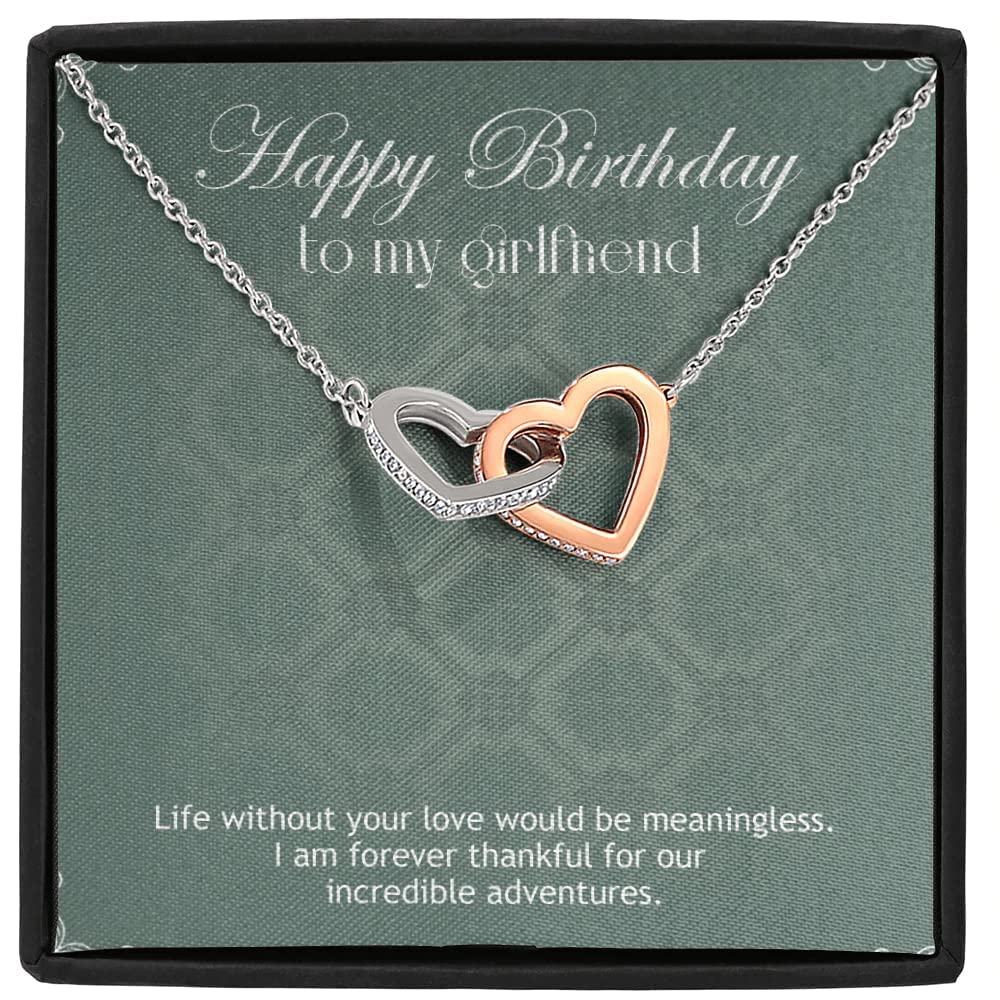 Zetira Personalized April Birthday Necklace for Women - Custom Name Jewelry Gift for Girlfriend, Wife, Daughter | Perfect for Anniversary, Valentine's Day & Special Occasions