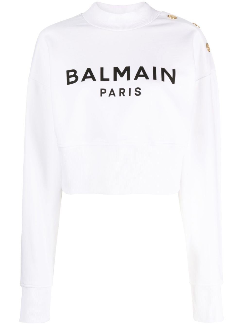 Balmain Women's White Cashmere Sweater - Soft Luxury Knitwear for Fall & Winter | Perfect for Office, Parties & Casual Outfits