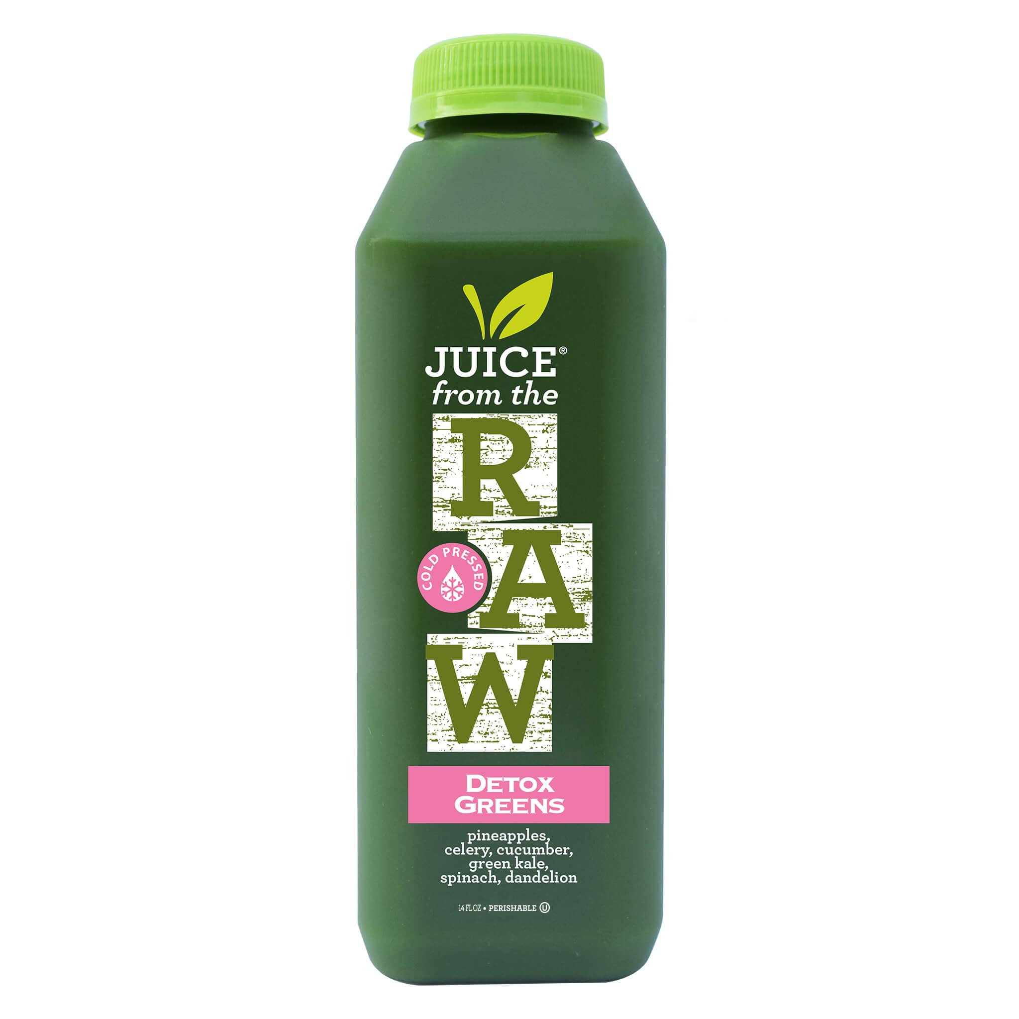 Juice From the RAW® Detox Greens Superfood Powder - 12 Pack | Organic Greens Supplement for Energy & Digestion | Perfect for Smoothies, Juices & Daily Wellness Routine