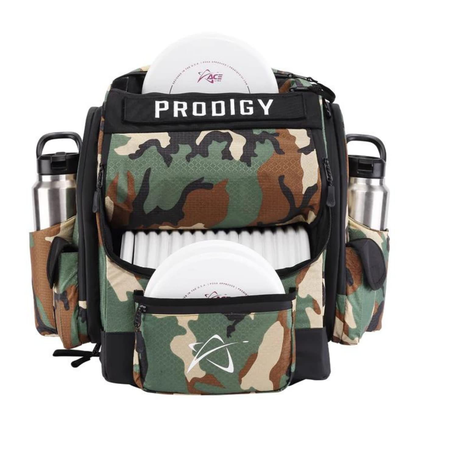 Prodigy Disc BP-1 V3 Disc Golf Backpack - 30+ Disc Capacity, Tear & Water Resistant, Pro Quality Frisbee Golf Bag with Ample Storage | Perfect for Tournaments, Practice Sessions & Outdoor Disc Golf Adventures