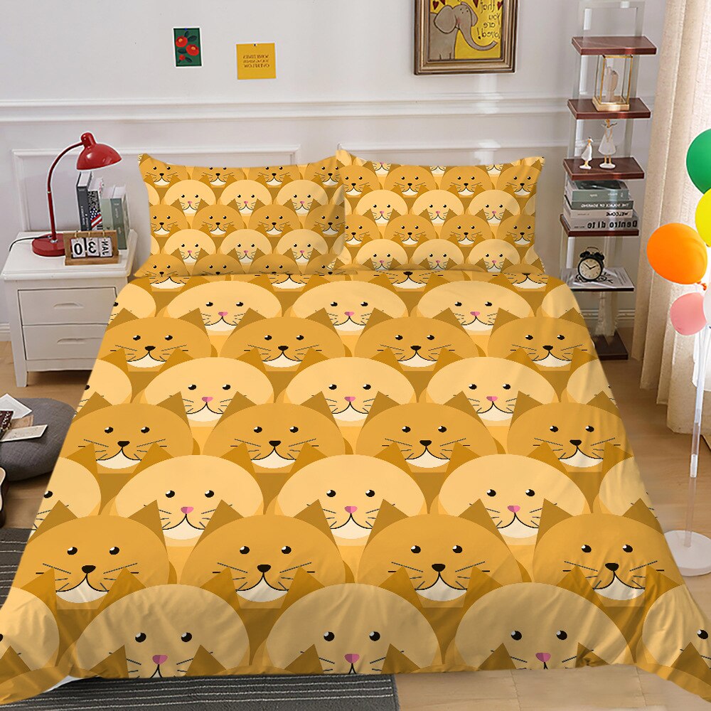 Premium Kitty Bedding Set - Ultra Soft & Cozy Cat Bed Cover with Washable Fabric | Perfect for Kittens, Adult Cats & Pet Lovers | Ideal for Home, Bedroom & Pet Napping Spaces