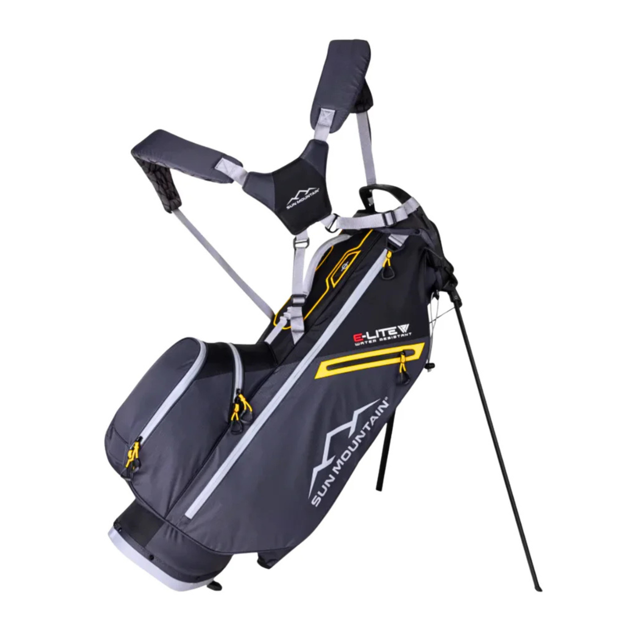 Sun Mountain E Lite Carry Bag 2025 - Lightweight Golf Stand Bag with 5-Way Top & Comfort Strap | Perfect for Walking Golfers & Course Play
