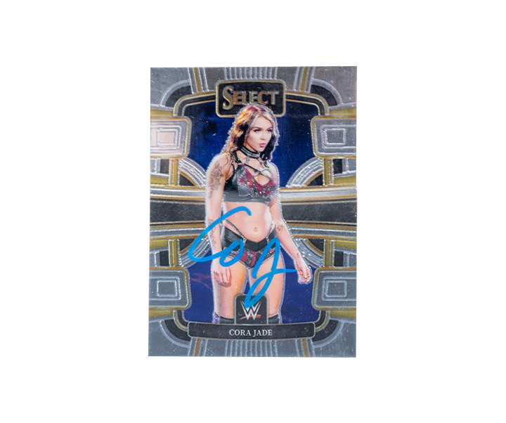 Authentic Cora Jade Signed WWE Trading Card - 2024 Panini #67 with JSA Certification - Perfect for Wrestling Fans & Collectors