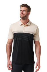 TravisMathew Men's Hang Glide Performance Polo Shirt - Moisture Wicking Golf & Casual Wear for Men