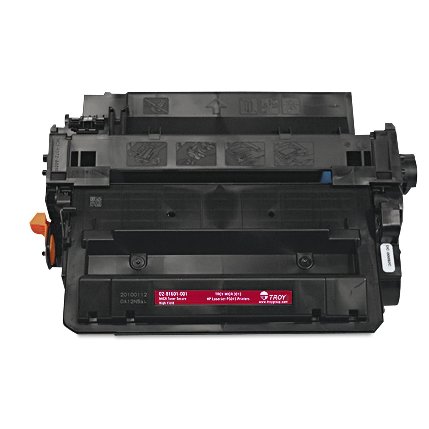 0281601001 High Yield MICR Toner Cartridge - Secure Black Ink Alternative for HP CE255X (55X Capacity) - Ideal for Banking, Check Printing & Secure Document Processing