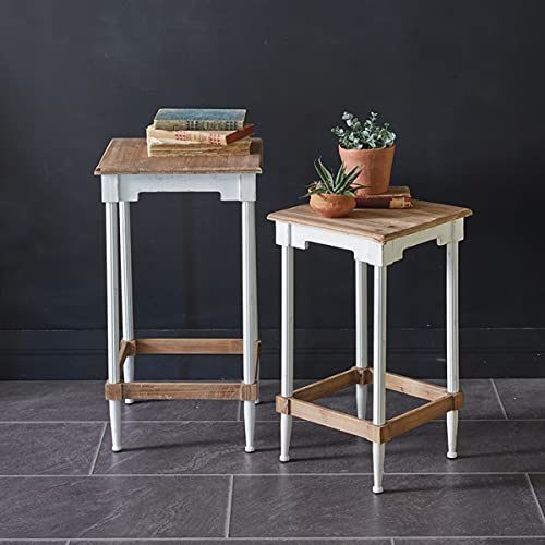 Set of 2 Modern Arabella Side Tables - Nightstand & Living Room End Tables for Small Spaces | Bedroom, Apartment & Office Furniture