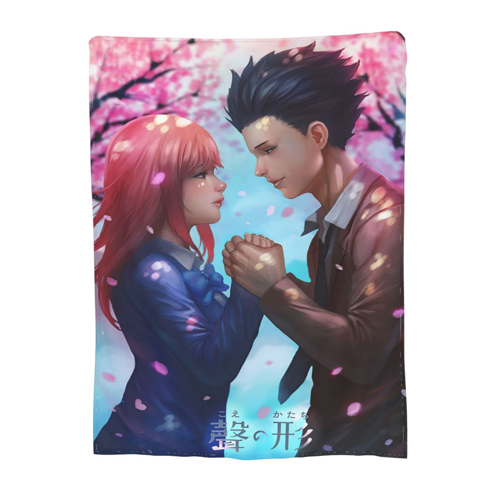 Anime A Silent Voice Blanket - 3D Printed Flannel & Soft Sherpa Throw Blanket (60