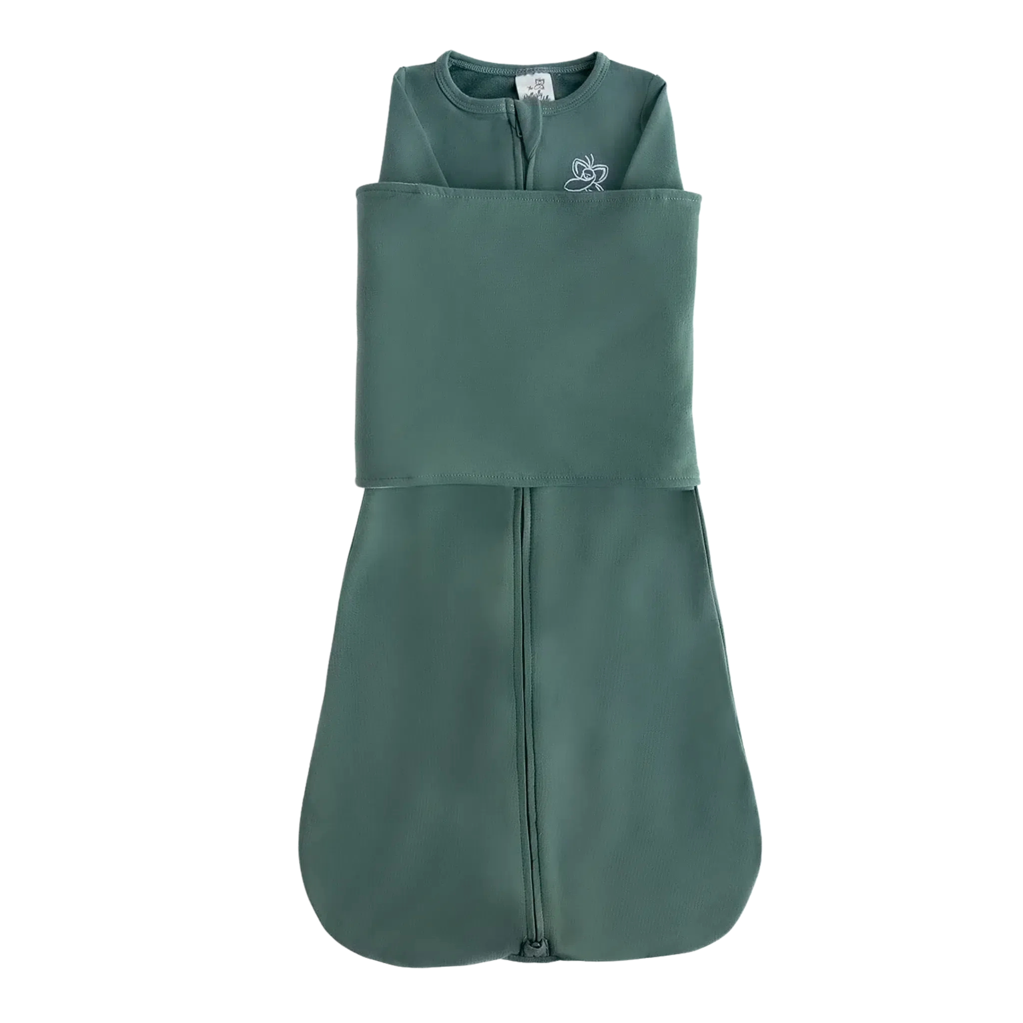 The Butterfly Swaddle - Soft Organic Cotton Baby Wrap for Newborns & Infants | Perfect for Swaddling, Sleep Training & Soothing Fussy Babies (Green)