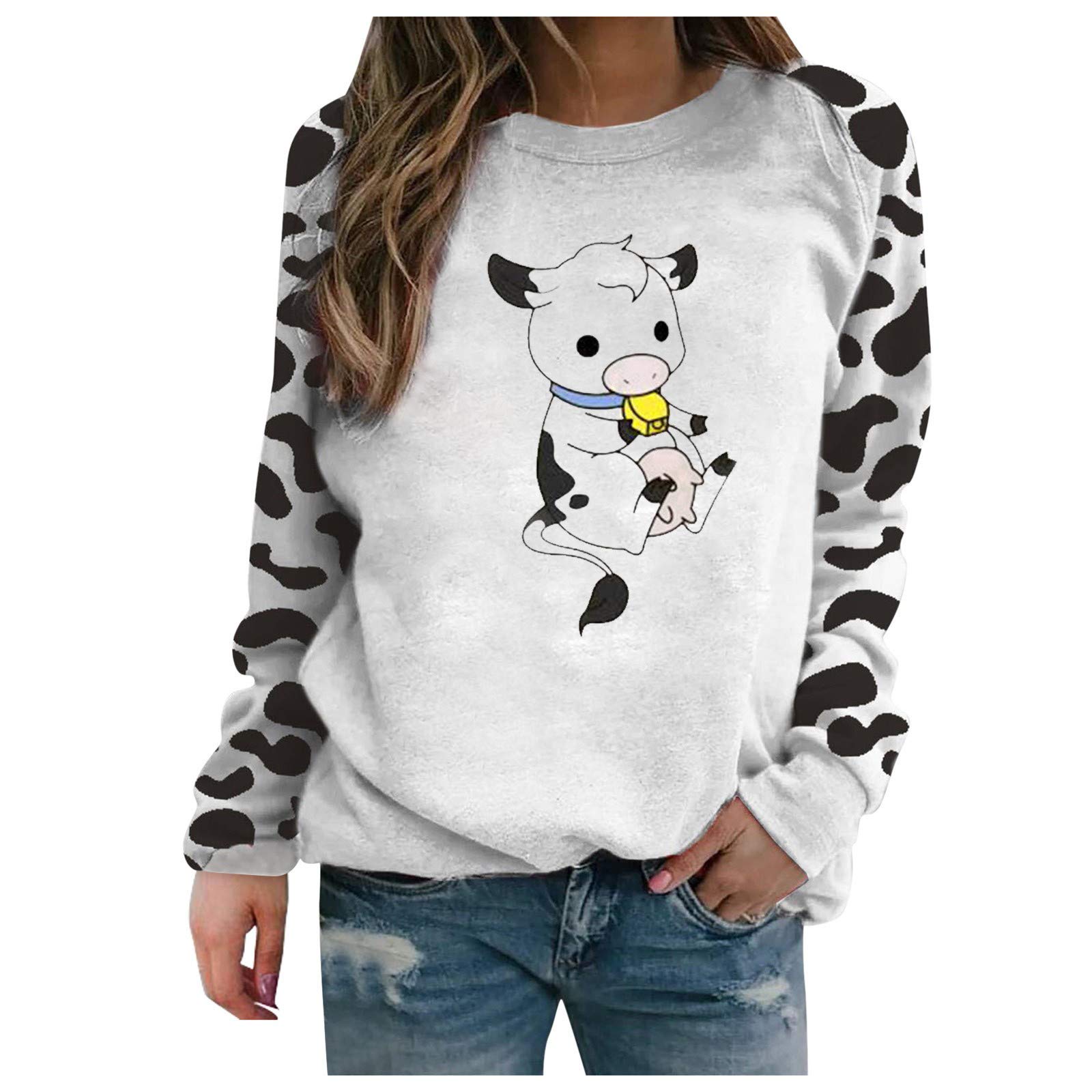 Women's Casual Letter Print Pullover Sweatshirt - Raglan Long Sleeve Jumper Sweater Tunic Top for Everyday Wear | Perfect for Lounge, Workout & Street Style Fashion