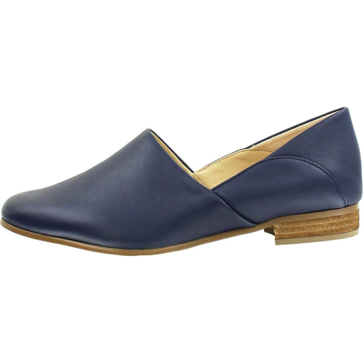 Clarks Women's Pure Tone Loafer Flat - Comfortable Slip-On Shoes for Work, Office & Casual Wear | Lightweight & Stylish Women's Loafers for Everyday Use