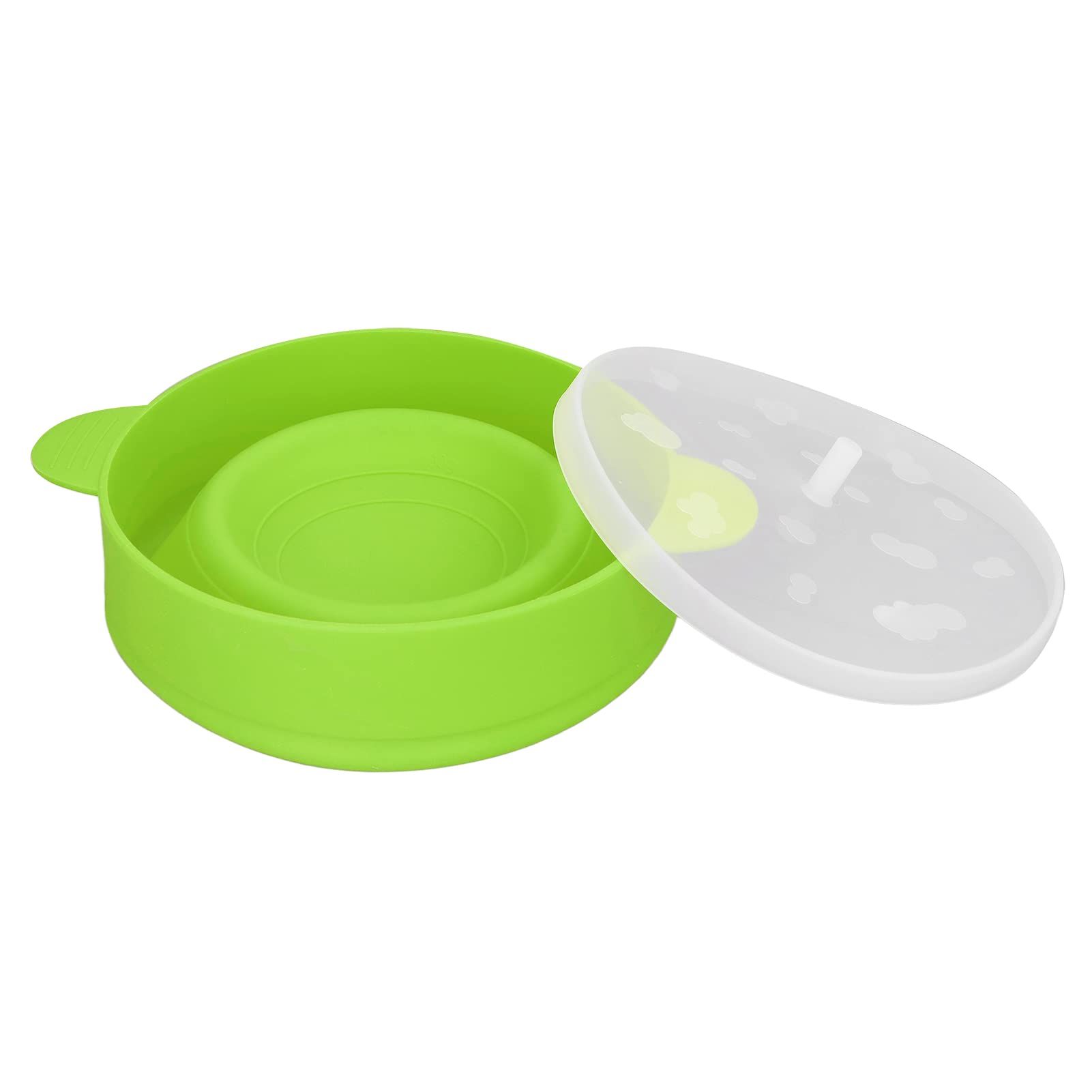 Large Capacity Microwave Popcorn Maker - Foldable Popcorn Bowl for Oven (Green) | Perfect for Movie Nights, Parties & Healthy Snacking at Home