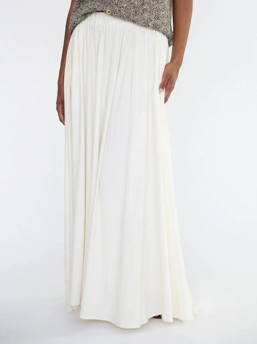 Gustavia Women's Maxi Skirt - Flowy Regular Fit Long Skirt for Casual Wear, Beach, Vacation & Summer Outfits