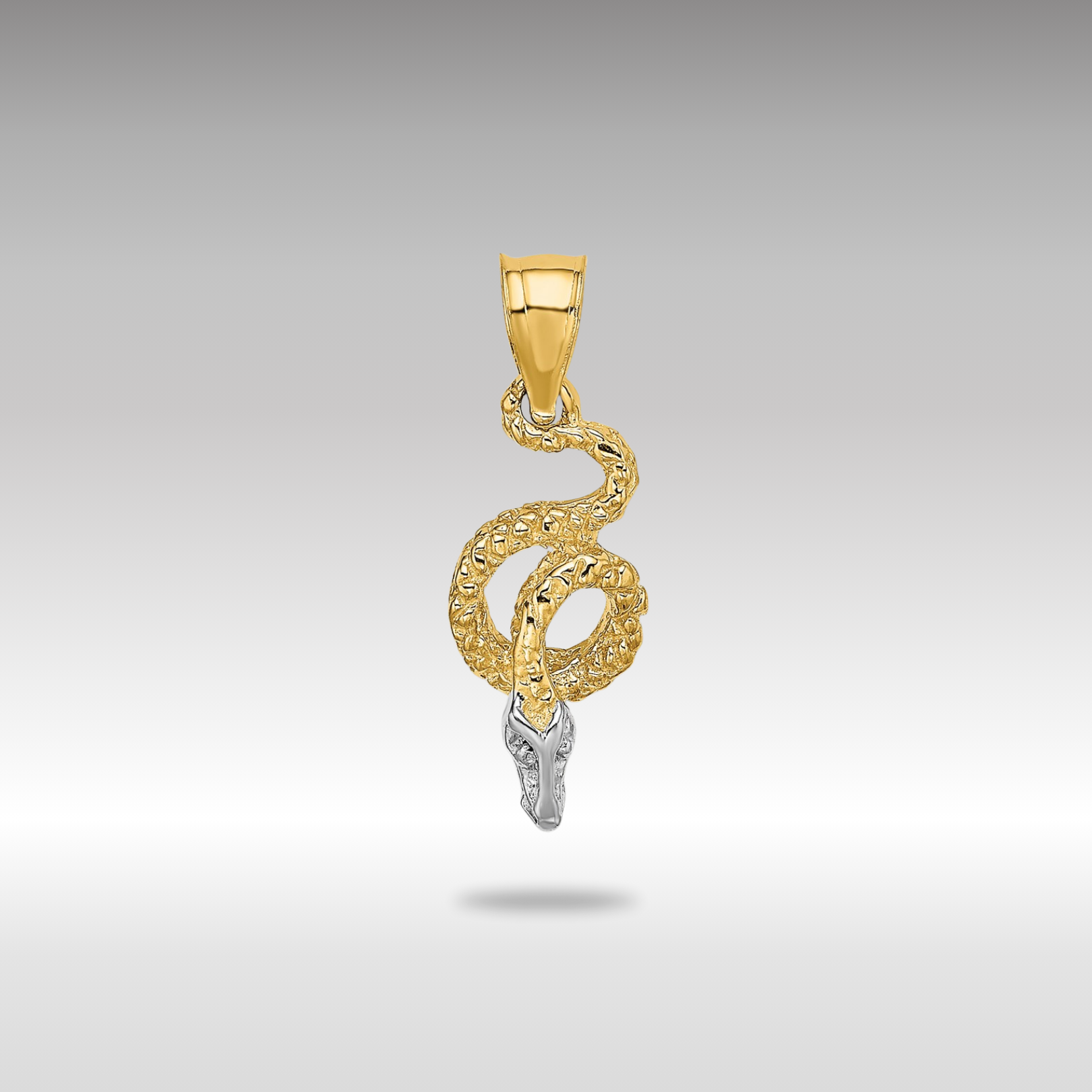 14K Gold Coiled Snake Pendant Necklace for Women - Elegant Serpent Jewelry Gift for Her - Perfect for Parties, Date Nights & Special Occasions