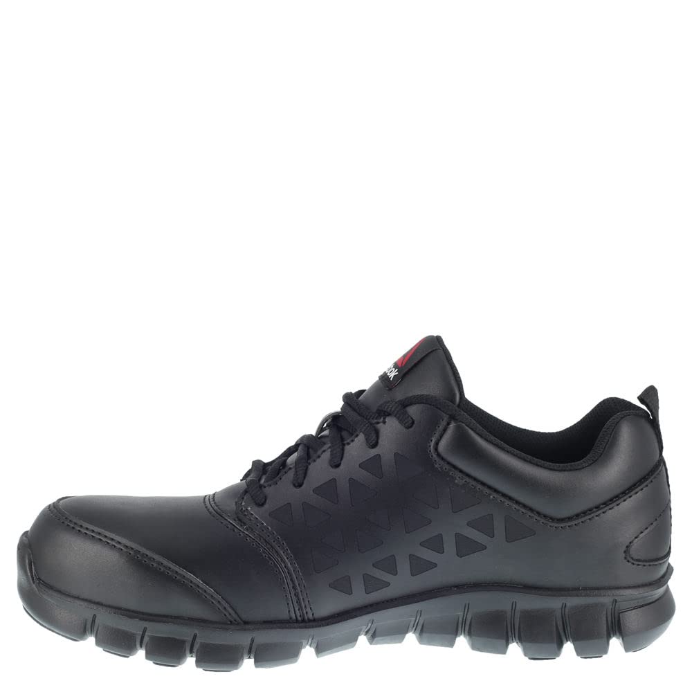 Reebok Work Sublite Cushion Alloy Toe Safety Shoes for Men - Lightweight & Comfortable Oxford Work Boots for Construction, Warehouse & Industrial Workers