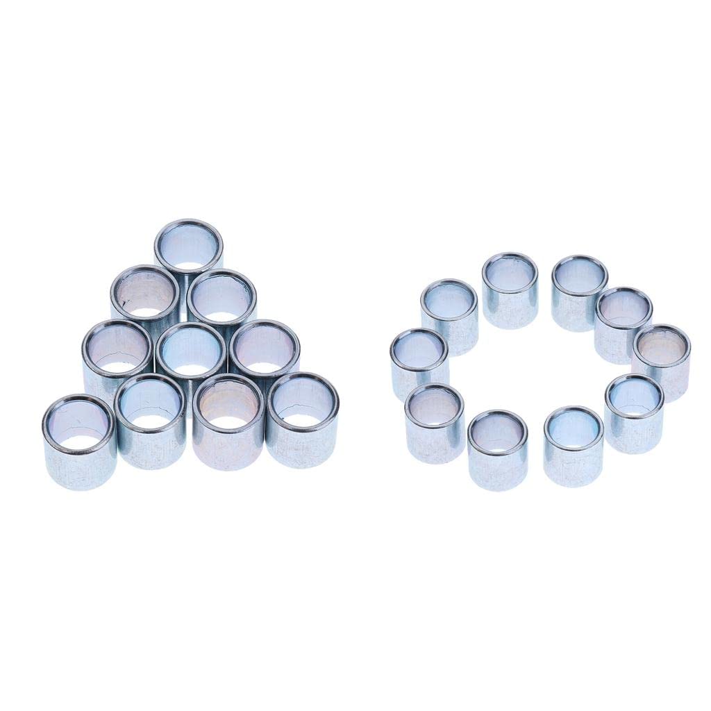 LoveinDIY 20 Pcs Replacement Inline Skate Wheels with Bearings - High Performance Roller Skate Wheels for Outdoor & Indoor Skating, Rink, Fitness & Recreation
