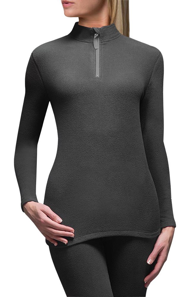 HEAT HOLDERS Women's Thermal Long Sleeve Top - 0.61 Tog Microfleece Base Layer for Cold Weather, Winter Running & Outdoor Activities