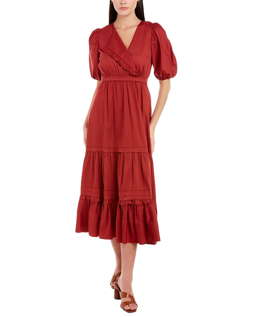 Sachin & Babi Maelen Floral Print Midi Dress for Women | Elegant Party & Wedding Guest Dress | Perfect for Cocktail Events, Date Nights & Summer Occasions