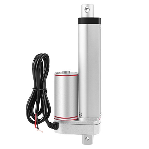100mm Stroke 12V DC Linear Actuator Motor - 750N Heavy Duty, 12mm/s Speed - Perfect for Electric Medical Beds, Adjustable Sofas, Standing Desks & Lift Rods (Home & Office Automation)