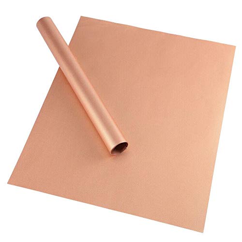 SverdloFG 5-Pack Copper BBQ Grill Mats - Non-Stick Baking & Cooking Mats for Kitchen, Grill, Oven - Perfect for Grilling, Baking, Roasting, Pastry Making & Food Prep - Durable Kitchen Accessories & Utensils Set