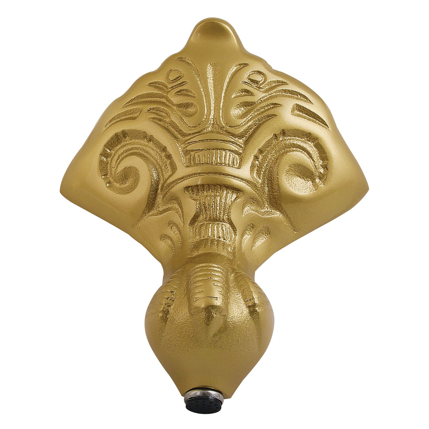 Aqua Eden VCTNB7 4-Piece Eagle Claw Cast Iron Tub Feet Set in Brushed Brass - Perfect for Vintage Bathtub Restoration and Bathroom Renovation Projects