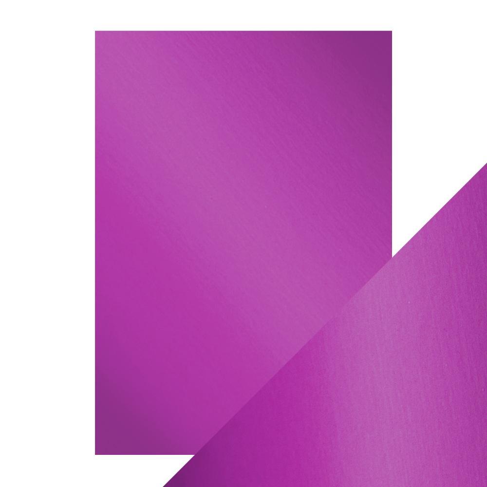 Premium Satin Mirror Cardstock - Purple Mist A4 Size (8.3