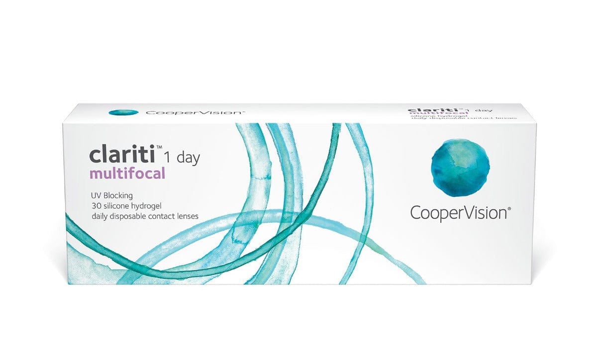 CLARITI 1 Day Multifocal Contact Lenses (30 Lenses) - Daily Disposable for Presbyopia - Perfect for Reading, Computer Use & Active Lifestyles