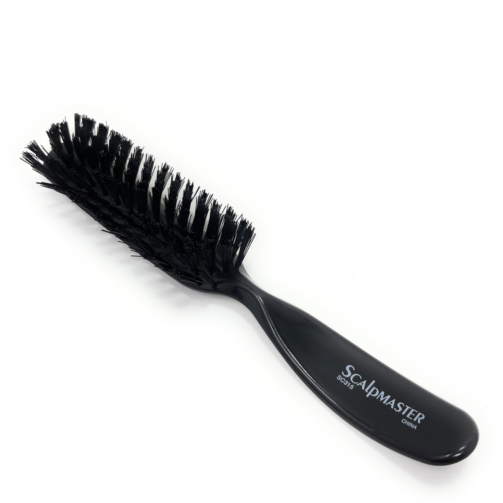 Scalpmaster Hair Brush - Smooth Round Neck Nylon Bristle Hairbrush for Detangling & Styling - Perfect for Wet/Dry Hair, Salon & Home Use