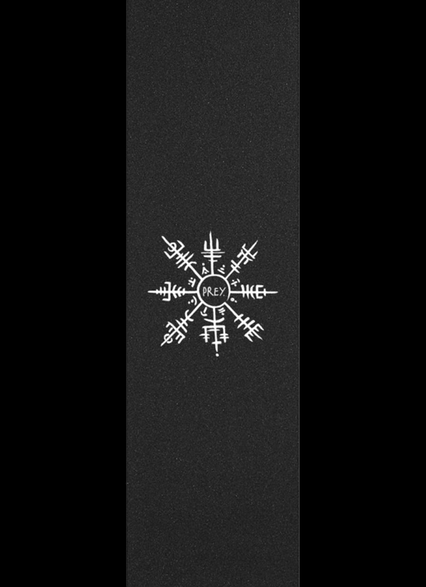 Prey Compass Grip Tape - Non-Slip Skateboard & Longboard Grip for Enhanced Control - Perfect for Street Skating, Downhill & Cruising