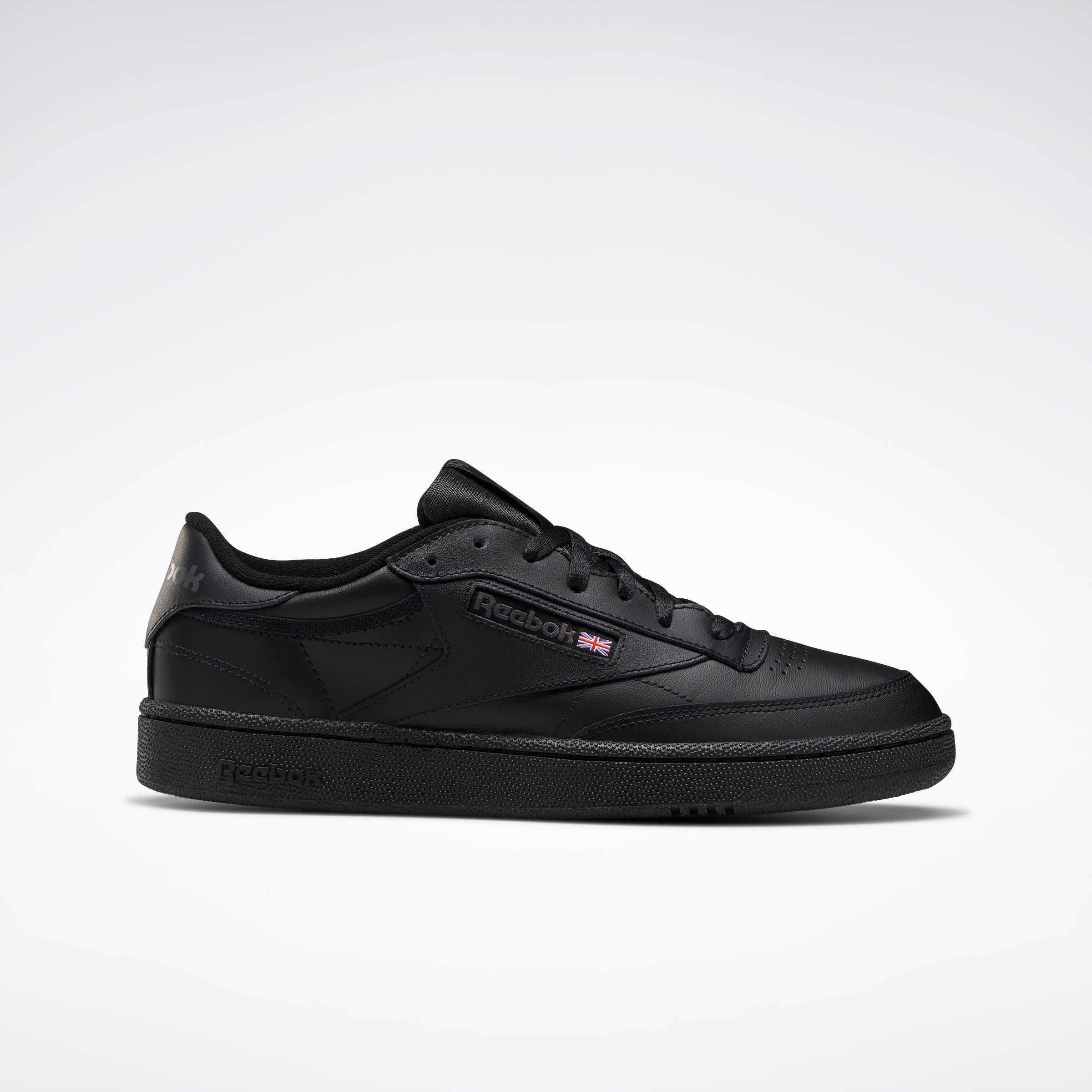 Reebok Club C 85 Vintage Sneakers - Black & Charcoal for Men & Women | Casual Wear, Gym, Street Style