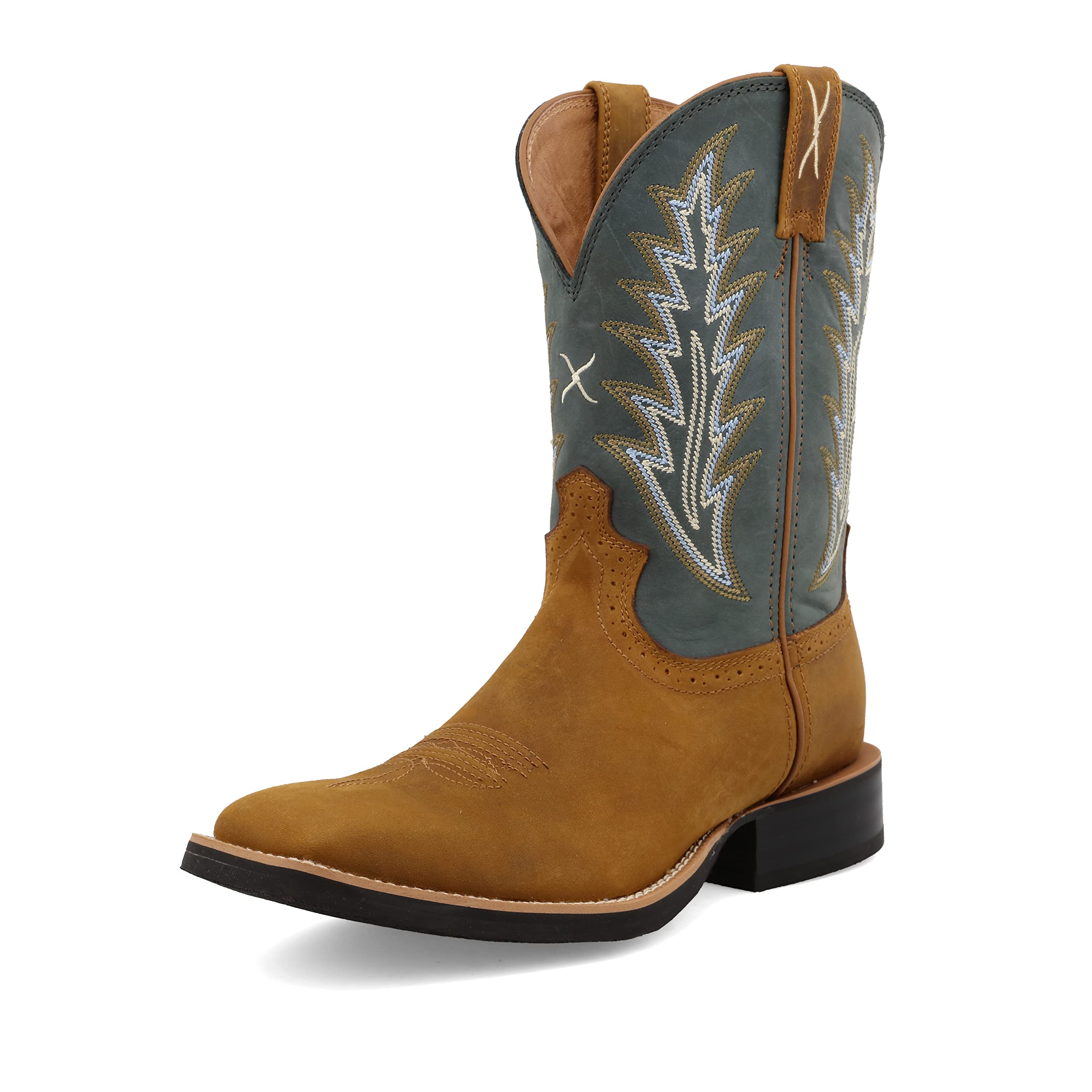 Twisted X Men's Ruff Stock Boot - Comfortable Western Cowboy Boots for Men | Perfect for Rodeo, Ranch Work & Casual Wear