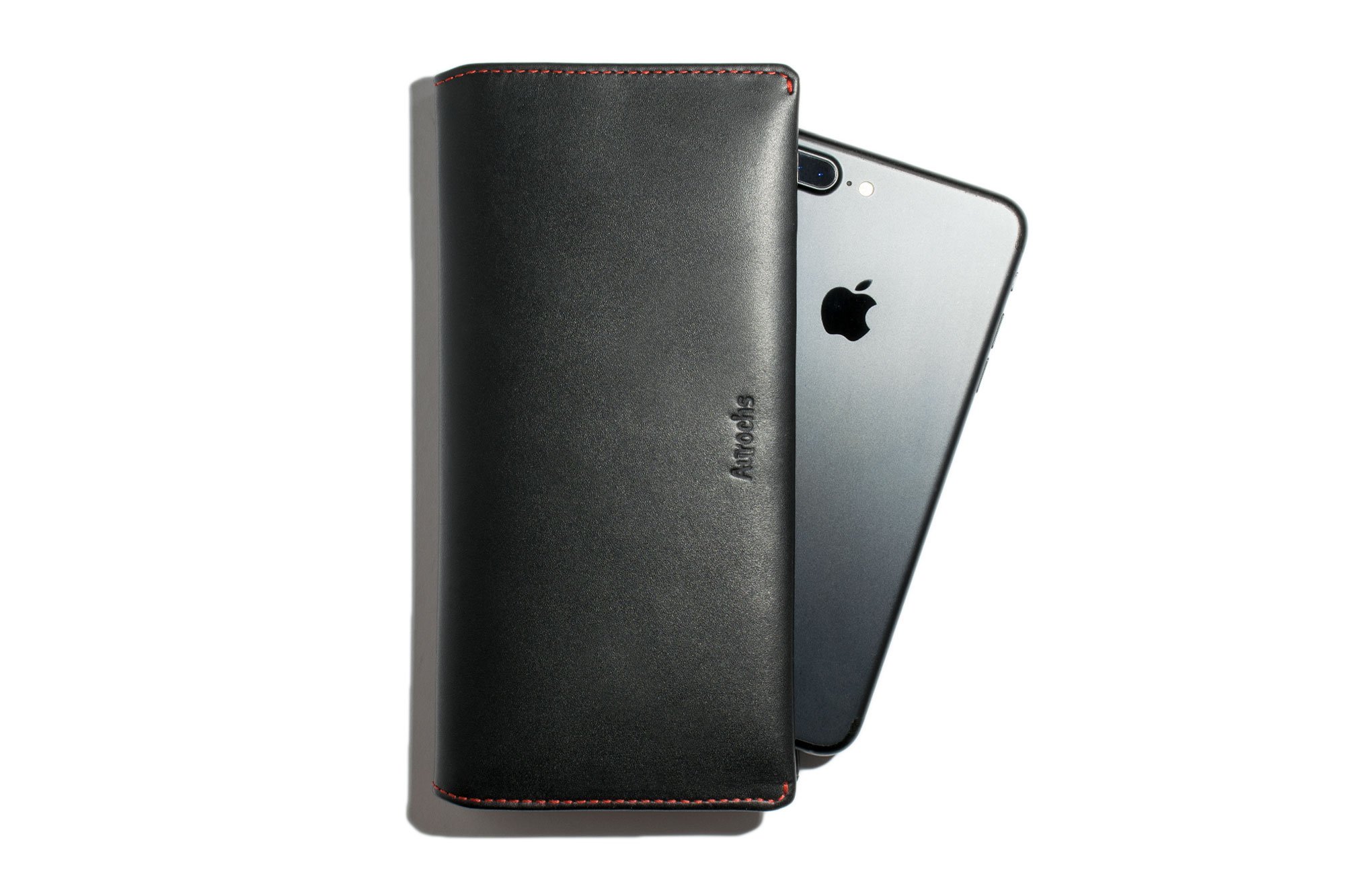 Premium Slim Long Wallet for Men & Women - Full Grain Genuine Leather RFID Blocking Card Holder with Coin Pocket - Perfect for Everyday Use, Travel & Business (AUROCHS SPACE)