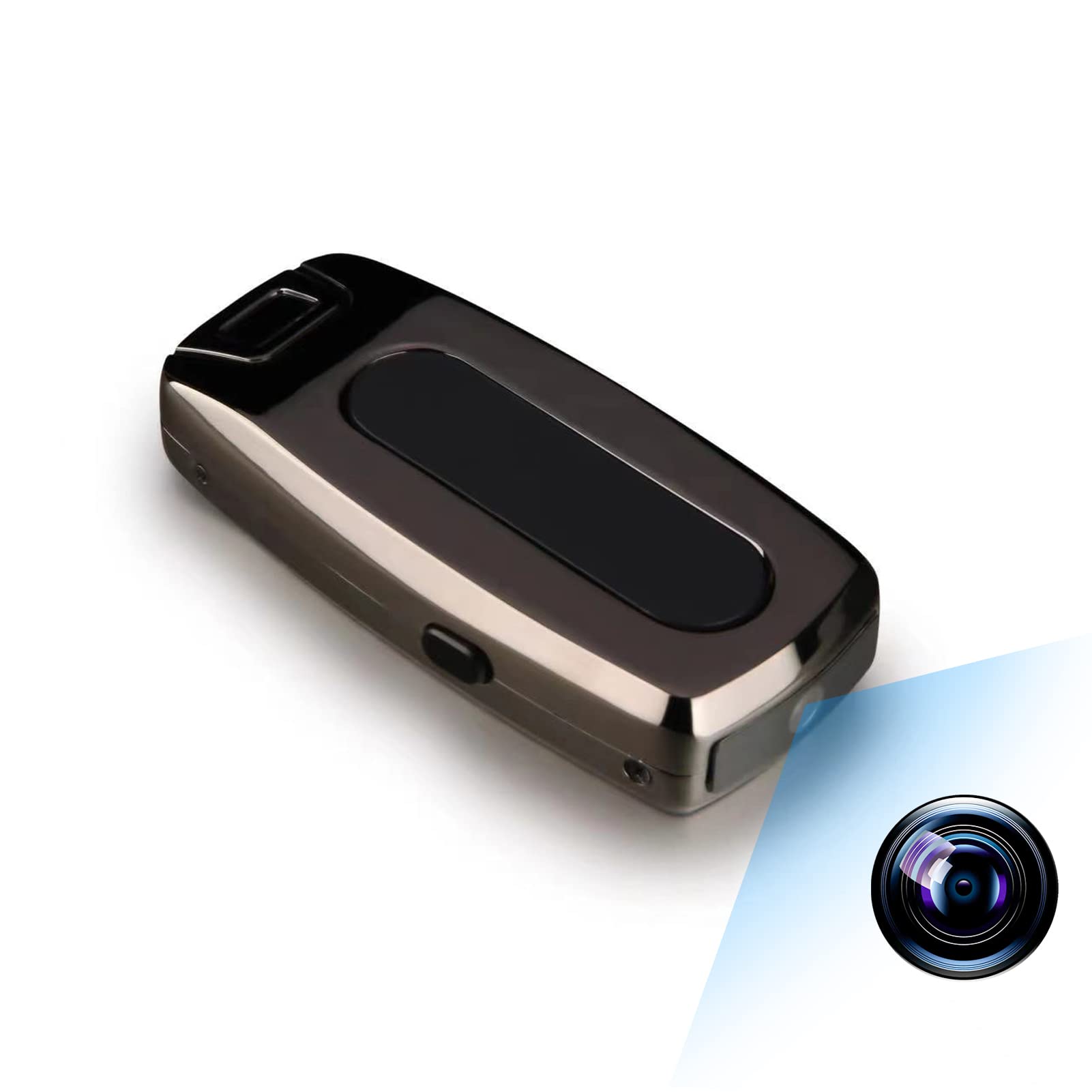 PEDILAX HD 1080p Mini Spy Hidden Camera - Small Security Surveillance Cam with Car Key Design - Indoor Nanny Cam (No Wi-Fi) - Perfect for Home Monitoring, Office Security & Personal Safety