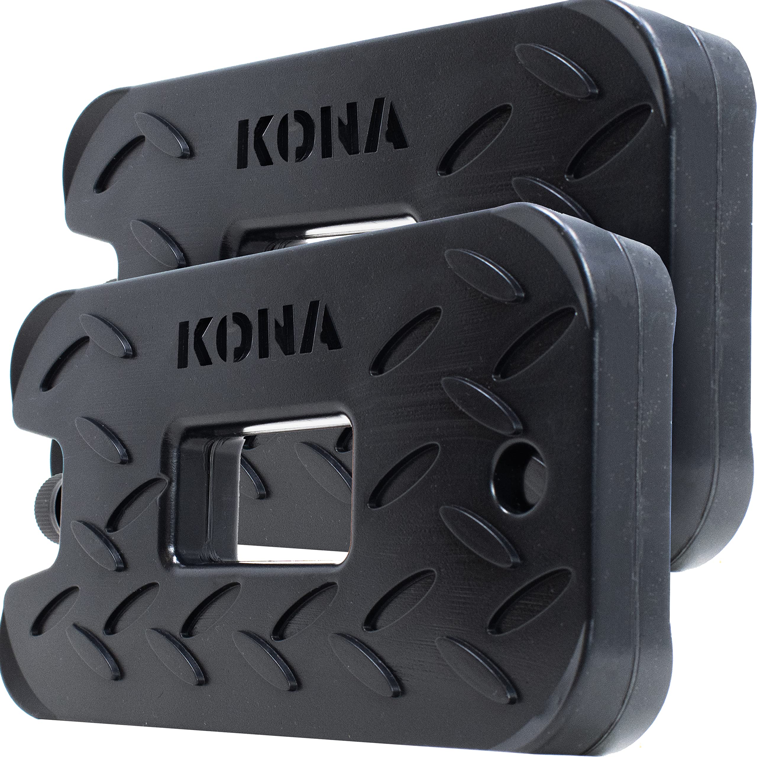 Kona Black/Ice 2 Pound Reusable Ice Packs for Coolers - Long Lasting & Refreezable Cold Packs (2-Pack) - Perfect for Camping, Picnics, and Outdoor Adventures