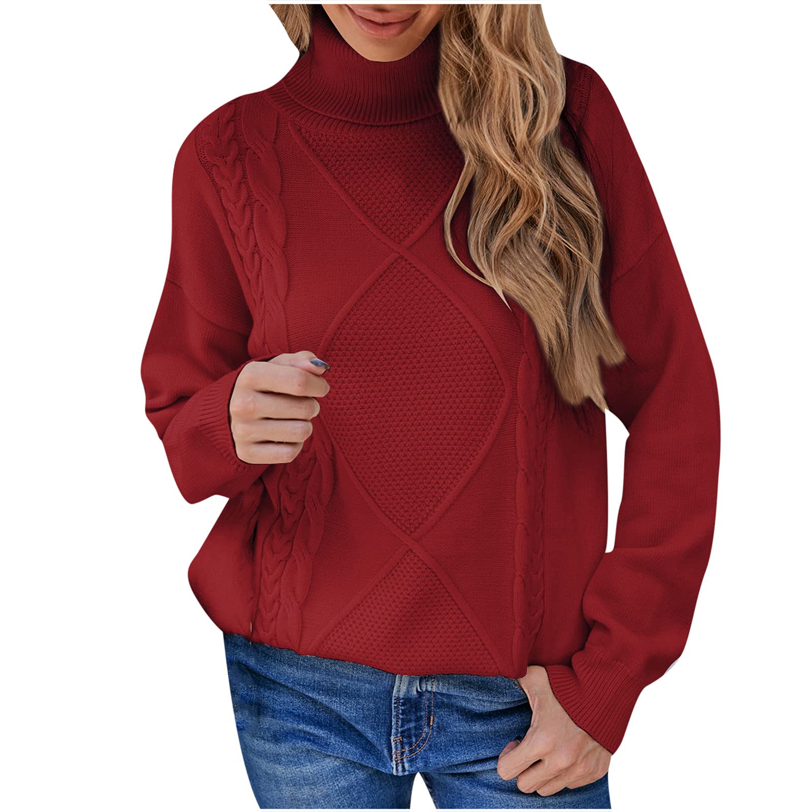 Plus Size Sweaters for Women - Cute Knit Tops, Casual Relaxed Fit Pullover, Trendy Knitwear Tops | Cozy Winter Wear, Office Outfits & Weekend Comfort