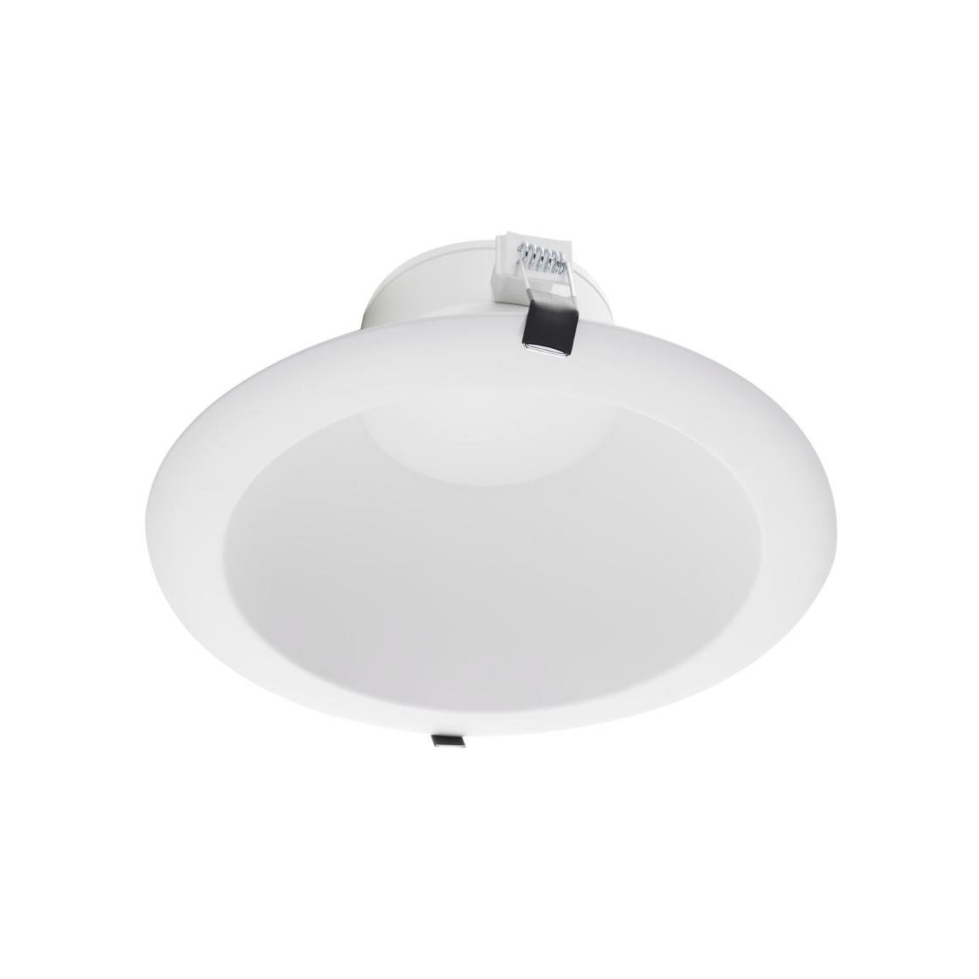 4 Pack Commercial LED Downlight 1020 Lumens Adjustable 5 CCT (3000K-6500K) White Recessed Ceiling Light 120-277V for Office, Retail Store & Warehouse Lighting