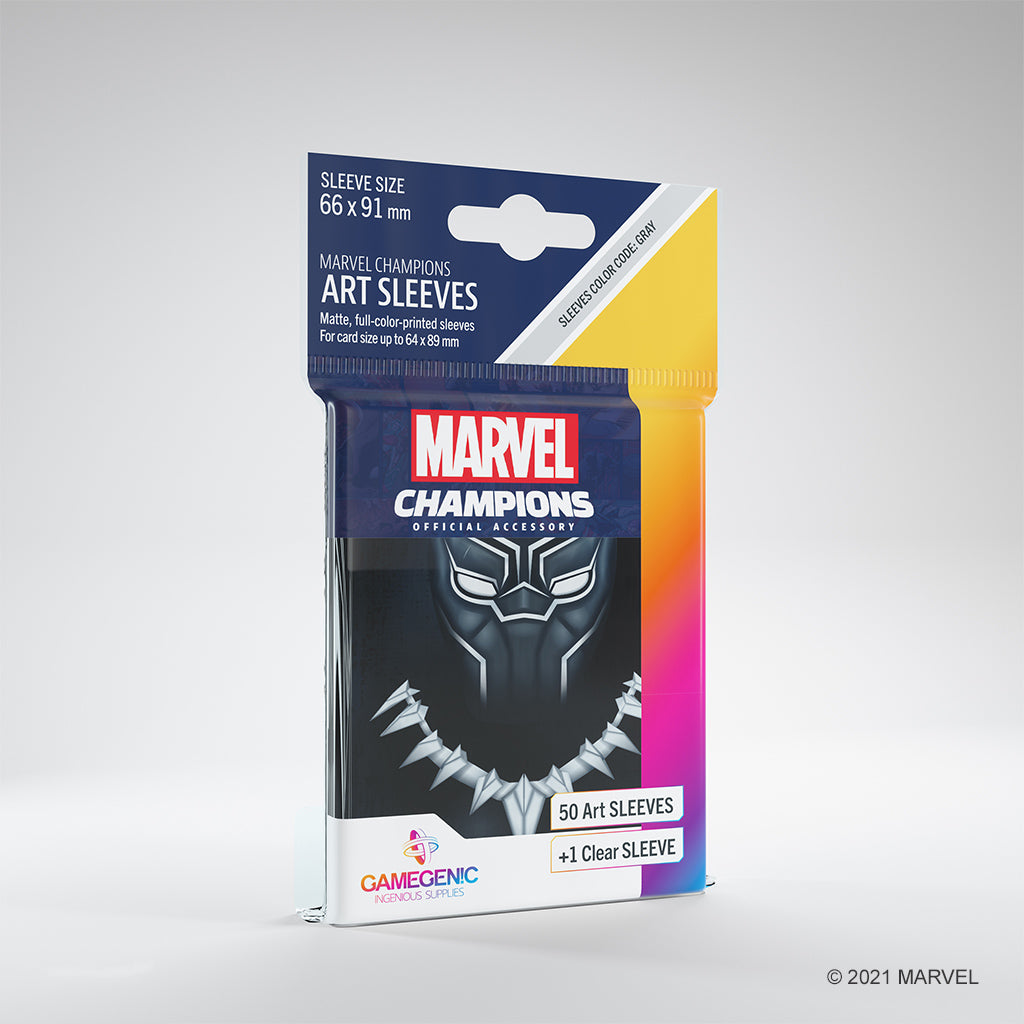 Marvel Black Panther Trading Card Sleeves - 100 Premium Protective Sleeves for Collectible Cards | Perfect for TCG, MTG, Pokemon & Sports Card Storage and Display