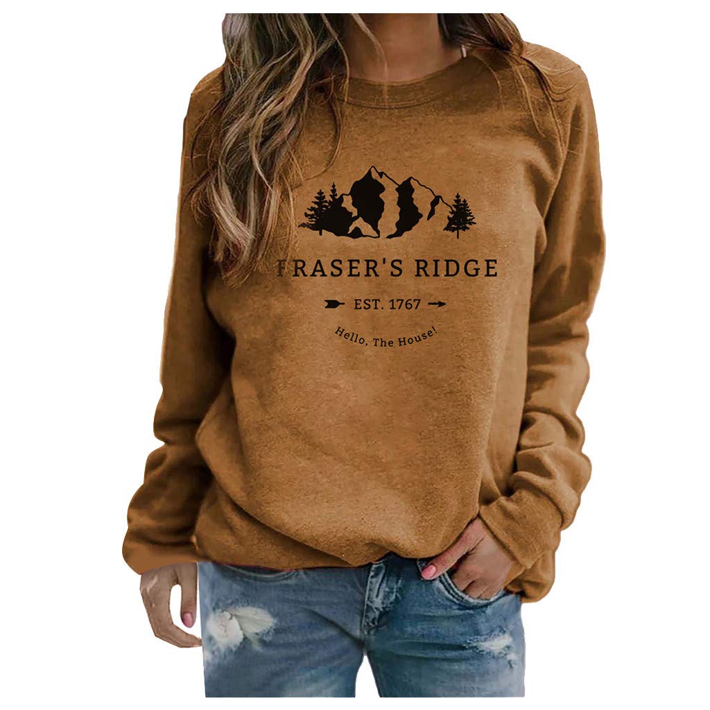 Women's Oversized Letter Print Sweatshirt - Long Sleeve Round Neck Casual Loose Top for Everyday Wear, Perfect for Lounging and Weekend Outings