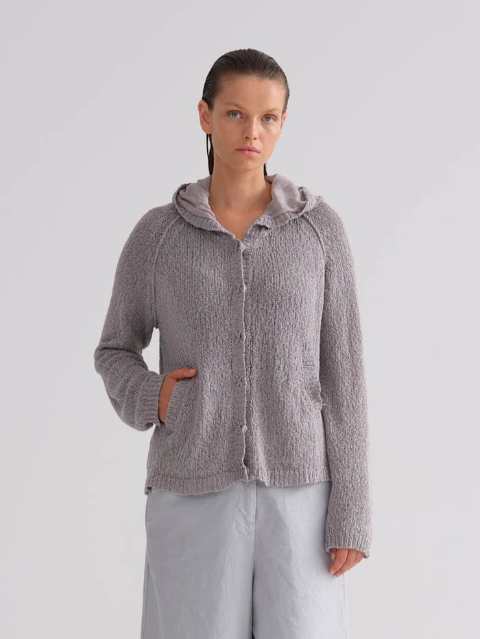 Soft Cotton Linen Hoodie for Men & Women - Breathable Grey Pullover for Casual Wear | Perfect for Outdoor Activities, Lounging & Travel