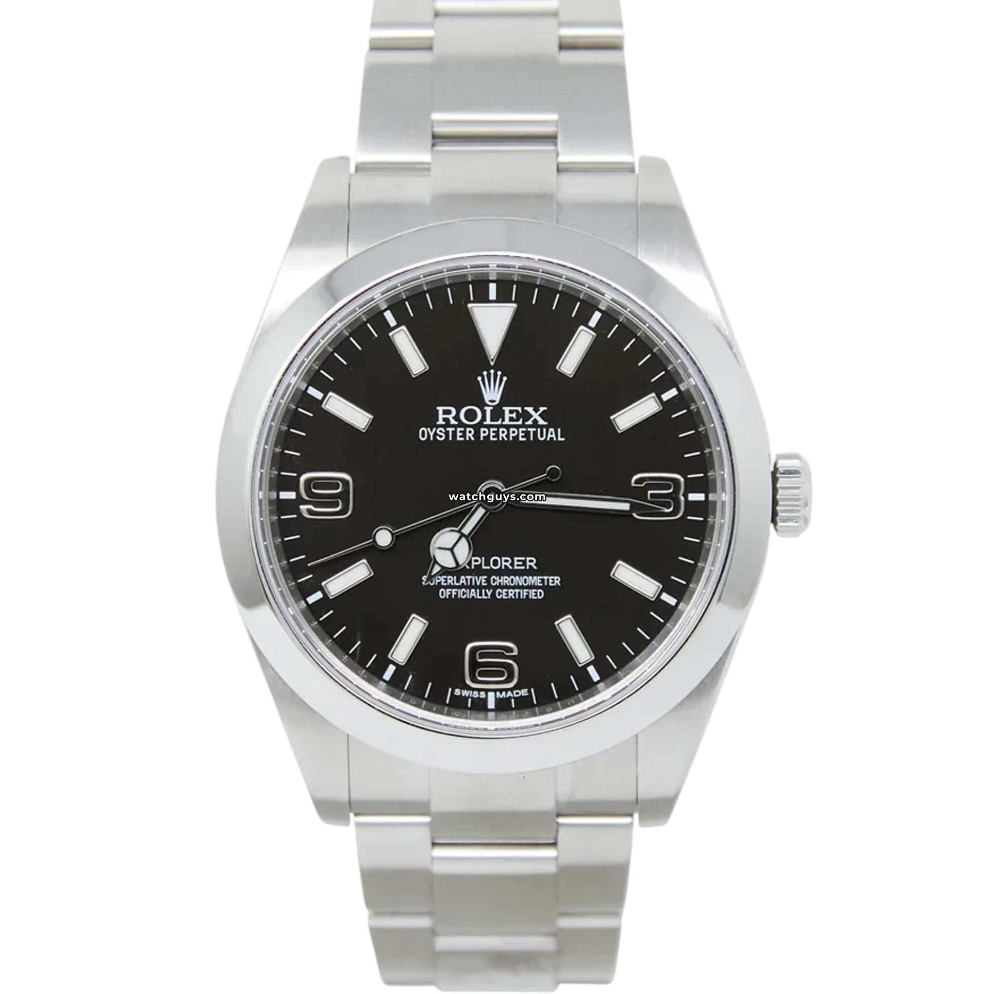 Rolex Explorer 214270 Men's Watch - 39mm Stainless Steel Case, Black Dial, Oyster Bracelet - Perfect for Outdoor Adventures & Business Meetings