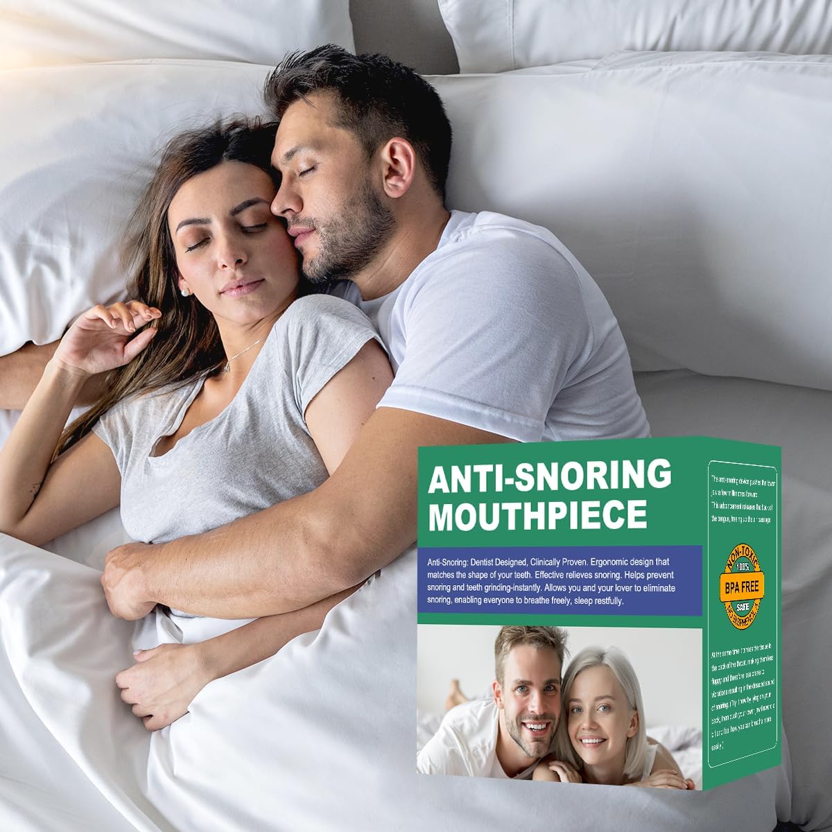 Anti-Snoring Device for Men & Women - Sleep Aid for Quiet Nights