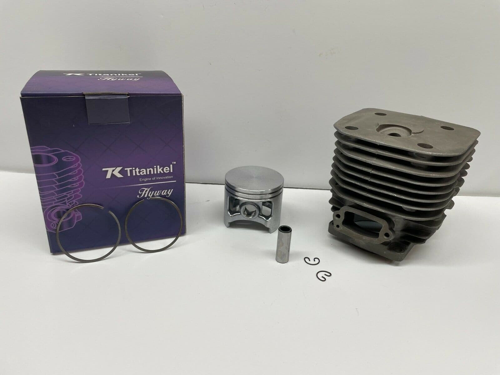 Hyway Cylinder Kit Titanikel for Husqvarna K1250 Chainsaw - 60mm Bore, 506 29 42 71 - Compatible with Wagners - Perfect for Chainsaw Repair & Maintenance