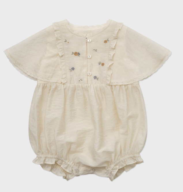 LOUISIELLA AVRIL Baby Romper - Soft Cotton Jumpsuit for Infants 3M to 18M | Perfect for Playtime, Outings & Photo Shoots