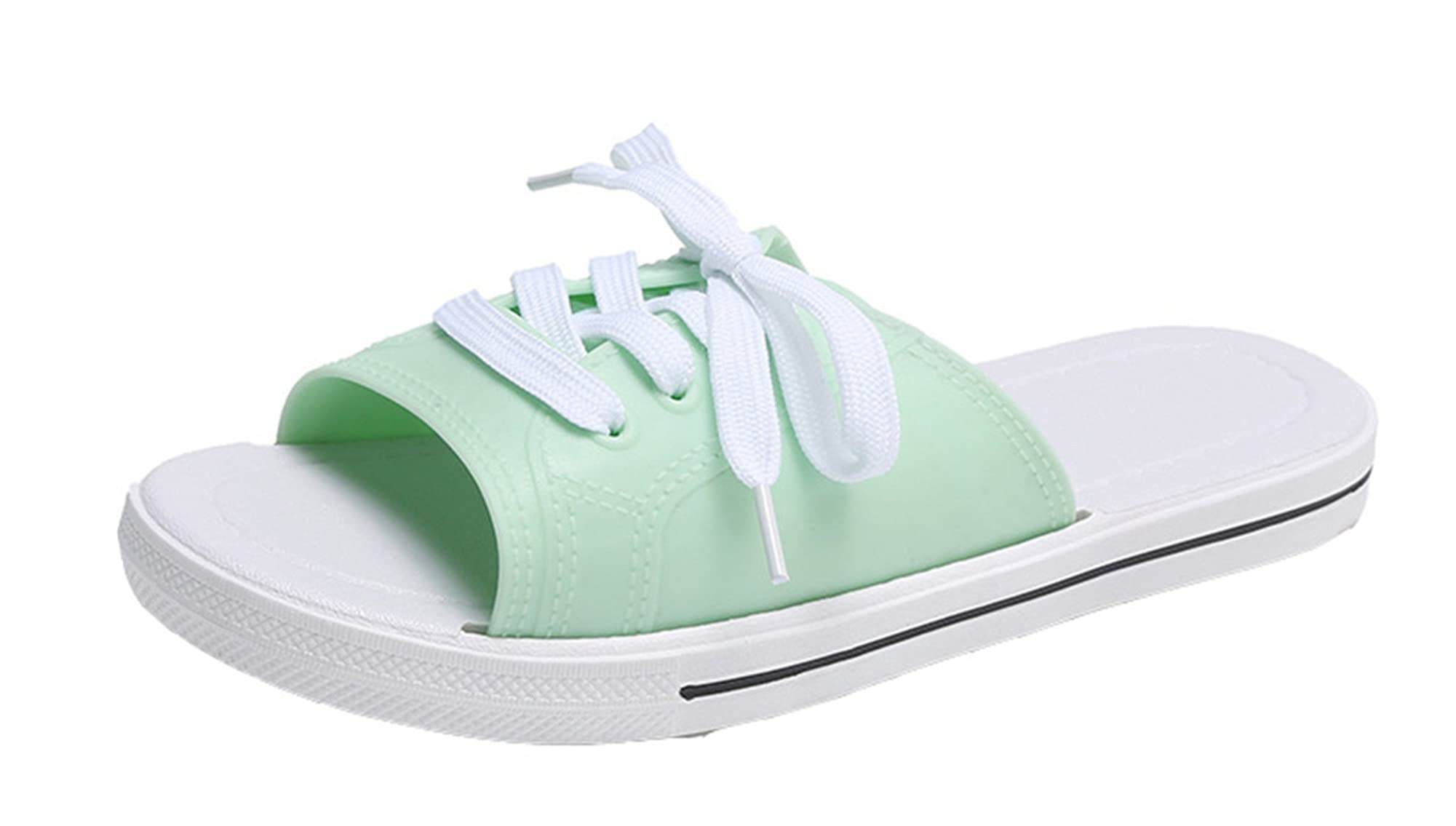 LANFIRE Comfortable Slippers for Women and Men - Soft Bathroom Sandals, Non-Slip Indoor/Outdoor Slide Slippers for Home, Spa, and Poolside Relaxation