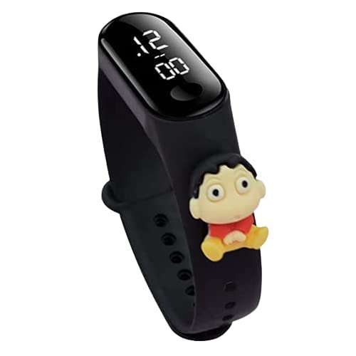 Truvic Creative Design Touch Button Digital LED Watch - Cartoon Band for Men, Women, Boys & Girls - Perfect for School, Work, Sports & Everyday Wear