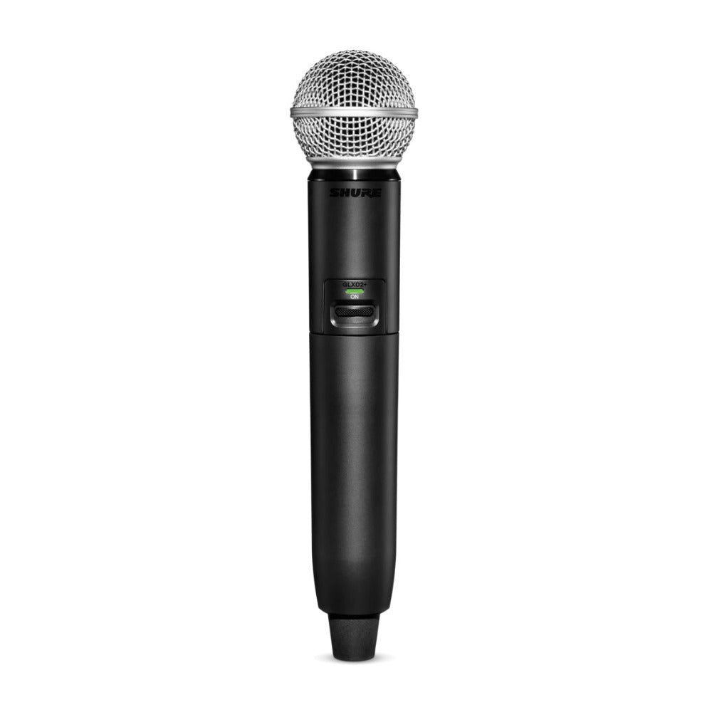 Shure GLXD2+/SM58 Digital Wireless Dual Band Handheld Microphone System - Professional Vocal Mic for Live Performances, Concerts & Studio Recording